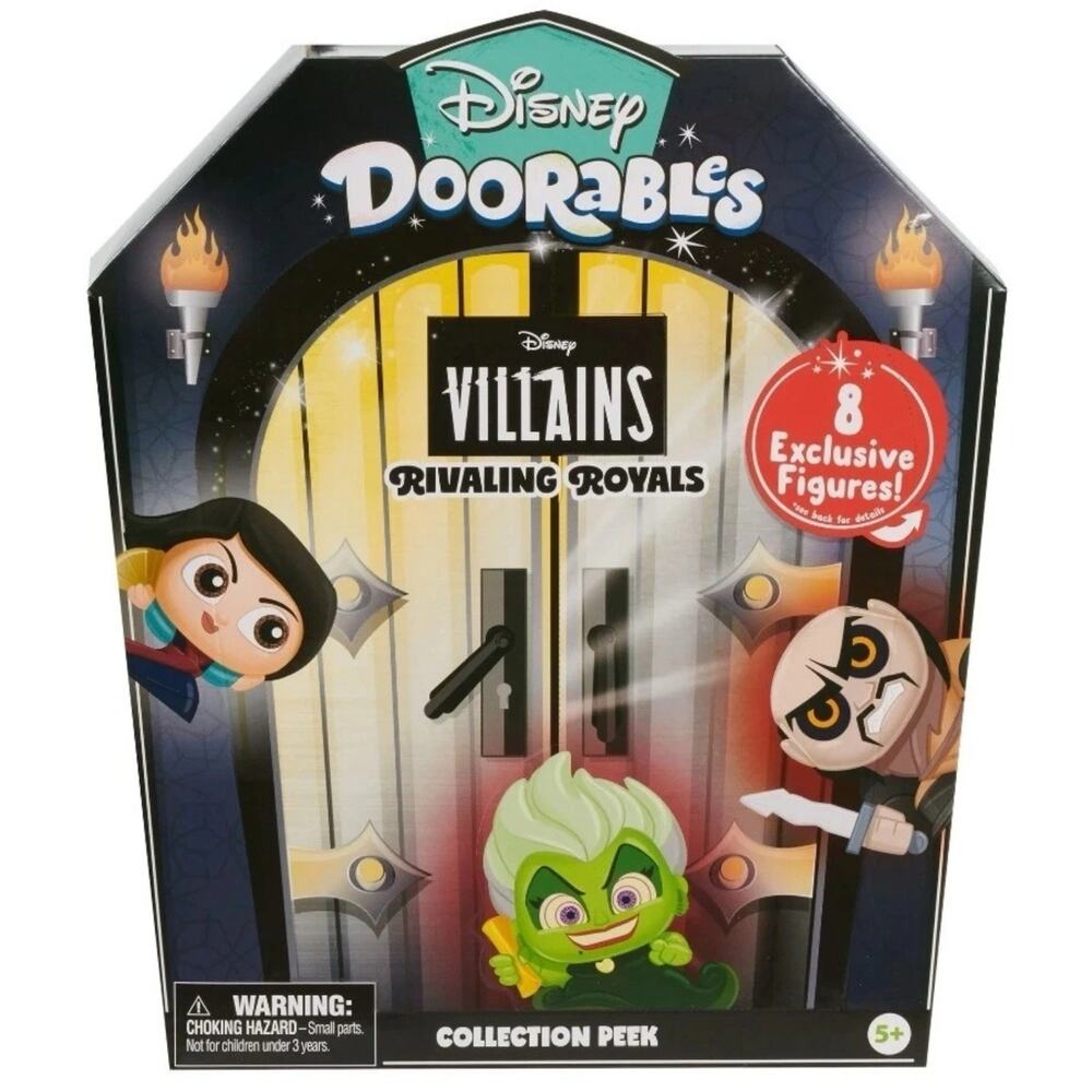Disney Doorables Villains Rivaling Royals 8 Pack Exclusive Figures 2022